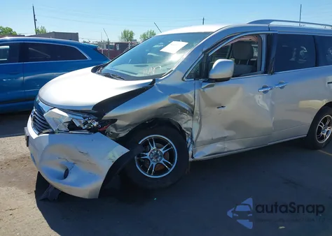 2012 Nissan Quest S from USA, damaged, VIN JN8AE2KP4C9044101